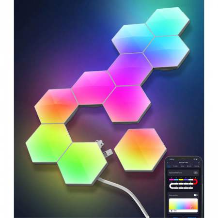 Hexa Led Panel Rec Pc 6500k